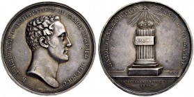 RUSSIAN EMPIRE AND FEDERATION. Nicholas I, 1796-1855. Silver medal 1826. On the coronation of Nicholas I. Dies by V. Alexeev and A. Lyalin. Head to ri...