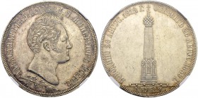 RUSSIAN EMPIRE AND FEDERATION. Nicholas I, 1796-1855. "Borodino Battle Memorial". 1 1/2 Roubles 1839, St. Petersburg Mint. Long rays above head. Dies ...