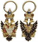 RUSSIAN EMPIRE AND FEDERATION. Nicholas I, 1796-1855. Orders and Decorations. Imperial and Royal Order of the White Eagle. 1st model (the badge withou...
