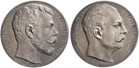 RUSSIAN EMPIRE AND FEDERATION. Nicholas II, 1868-1918. Silver medal 1898. Visit of Nicholas II to Greece. Unsigned. Head of Nicholas to right. Rv. Hea...
