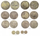 RUSSIAN EMPIRE AND FEDERATION. Lots and miscellaneous. Various coins. Rouble 1725, St. Petersburg Mint. Rouble 1739, Red Mint. Rouble 1762, St. Peters...