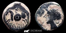 CARISA Bronze Semis 6,05 g, 20 mm Bornos (Cádiz). 100-50 B.C. GVF
