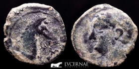 Cartagonova Bronze Quarter calco 2.29 g, 16 mm Hispania 220-215 B.C. gVF