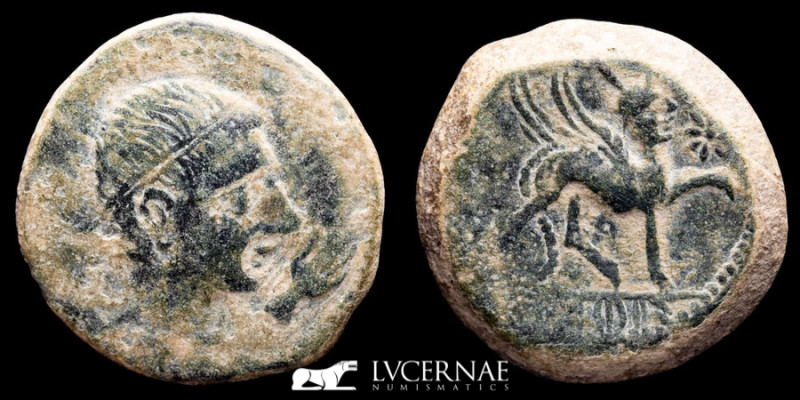 Ancient Hispania - Castulo (Linares, Jaén), bronze As (19,05 g. 29 mm.) minted a...