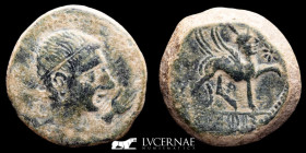 Castulo Bronze As 19,05 g. 29 mm. Hispania (Linares, Jaén) 180-150 B.C. GVF