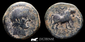 Castulo (Hispania) Bronze Æ Semis 13,69 g., 25 mm. Linares Jaén 180-150 B.C. Good very fine (MBC)+