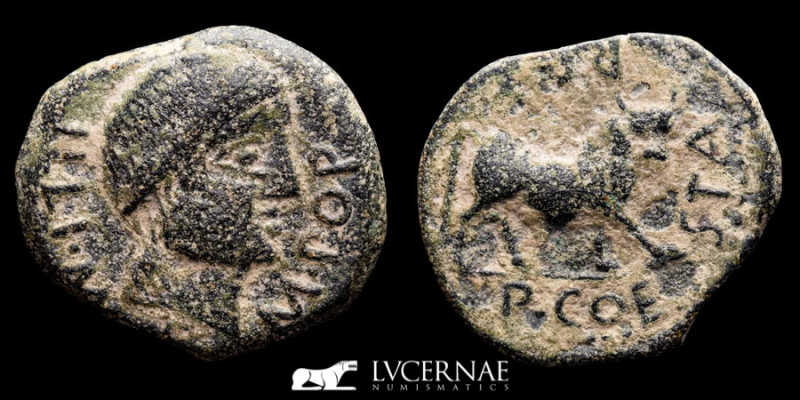Ancient Hispania - Castulo (Linares, Jaén). Bronze Semis (7,08 g. 23 mm.) 

M. P...
