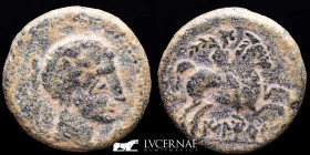 Iltirces Æ Bronze As 10.17 g. 23 mm. Solsona (Lleida) 120-20 B.C. gVF