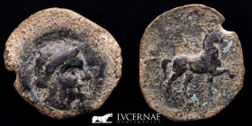 Sacili Bronze As 15.88 g. 32 mm. Pedro Abad, Cordoba 120-100 B.C gVF