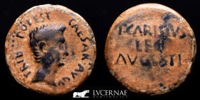 Augustus Bronze As 13.22 g. 27 mm. Emerita 25-23 B.C. gVF