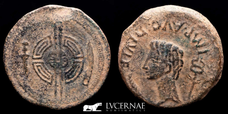 Roman Empire - Cantabrian Wars. Augustus (27 BC - 14 A.D.) bronze As (18,61 g., ...