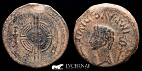 Augustus Bronze As 18,61 g., 30 mm. Lucus 2 - 14 A.D. gVF
