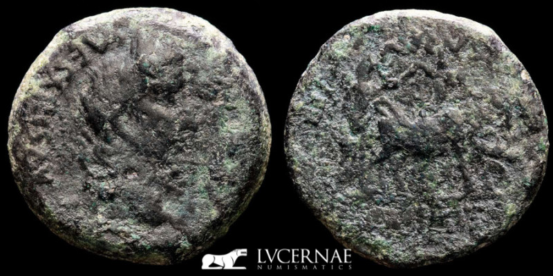 Roman Hispania - Augustus times (27 B.C. - 14 A.D.) Bronze As (11.64 g. 25 mm.)....