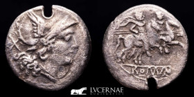 Anonymous Silver denarius 3,07 g. 18 mm Italian 211 - 210 B.C. Good very fine