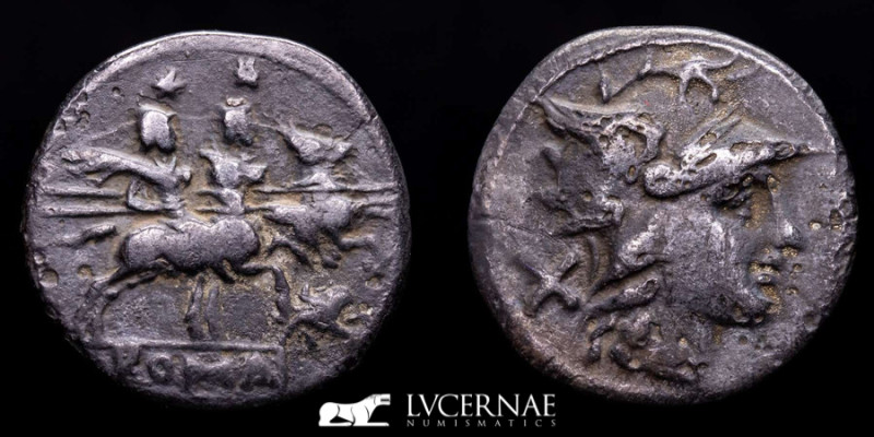 Roman Republic - Anonymous: Griffin series. Silver denarius (3,36 g. 18 mm.). Ro...