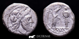 Anonymous Silver Victoriatus 2.94 g., 17 mm. Rome 215-211 B.C. Good very fine (MBC)