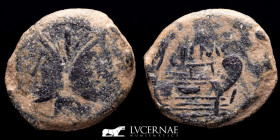Anonymous Janus Bronze As 31,33 g. 34 mm. Rome 206-194 BC. gVF-