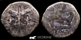 Anonymous Janus Bronze As 32,63 g. 35 mm. Rome 206-194 BC. VF