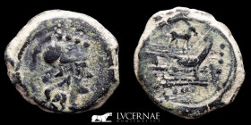 Ass series Bronze triens 9,51 g, 23 mm Rome 169-158 B.C. Good very fine (MBC)