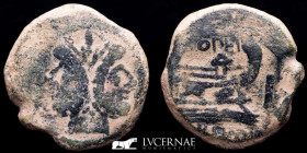 Q. Opeimius Æ Bronze As 28.85 g, 33 mm Rome 169-158 B.C. Good very fine (MBC)