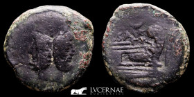 Roman Republic - Sex. Atilius Saranus Bronze As 22,31 g, 33 mm Rome 155 B.C. Good very fine (MBC)