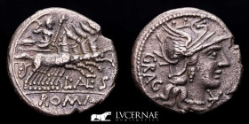 L. Antestius Gragulus Silver Denarius 3,45 g. 19 mm. Rome 136 A.D. Good very fine