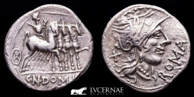 Cnaeus Domitius Ahenobarbus Silver Denarius 3,65 g. 21 mm. North Italy 116/5 A.D. nEF