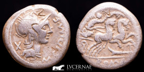 M. Cipius M.f. Silver Denarius 3,67 g. 17 mm. Rome 115-114 B.C. gVF