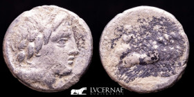 Anonymous Silver Denarius 3,48 g, 17 mm. Rome 86 BC. gVF