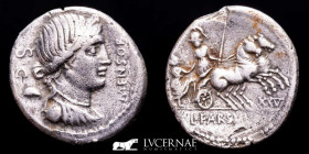 L. Farsuleius Mensor Silver Denarius 3.67 g. 20 mm. Rome 75 BC. nEF