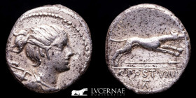 C. Postumius Silver Denarius 3,83 g, 17 mm Rome 74 B.C. gVF
