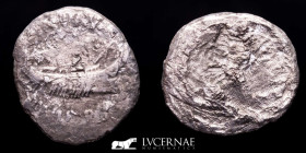Mark Antony Silver Denarius 2.62 g. 18 mm. Patrae 32-31 BC VF/F