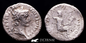 Tiberius Silver Denarius 3,67 g., 19 mm. Lugdunum 14-37 A.D. gVF