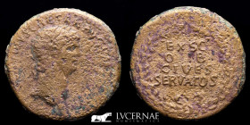 Claudius I Bronze Sestertius 24,89, g. 35 mm. Rome 41-54 A.D. gVF