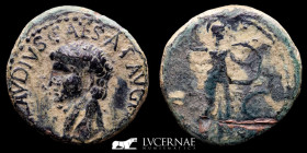 Claudius I Bronze As 12,14 g., 27 mm. Rome 41-50 A.D. Good very fine (MBC)