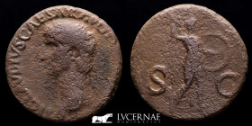 Claudius I Bronze As 9,26 g., 26 mm. Rome 41-50 A.D. Good very fine (MBC)