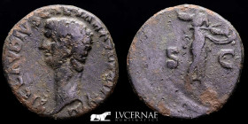 Claudius I Bronze As 8.04 g., 26 mm. Rome 41-50 A.D. Good very fine (MBC)
