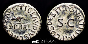 Claudius I Bronze Quadrans 3.19 g.,15 mm. Rome 42 A.D Good very fine (MBC+)