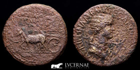 Agrippina Bronze Sestertius 21,75 g., 33 mm. Rome 37-41 AD. VF