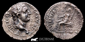 Vitellius Silver Denarius 3.09 g. 18 mm. Lugdunum 69 AD gVF