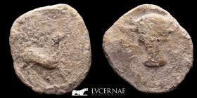 Roman Republic Lead Monetiform lead 40,96 g. 38 mm Hispania II-I B.C. gVF