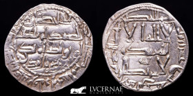 Abd al-Rahman II Silver Dirham 1.82 g., 23 mm. Al-Andalus 219 H - 840 gVF