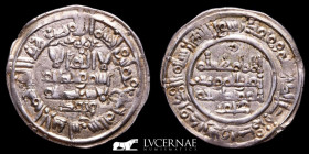 Hisam II Silver Dirham 3.09 g., 24 mm. Al-Andalus 389 H - 999 A.D. Good very fine (MBC)
