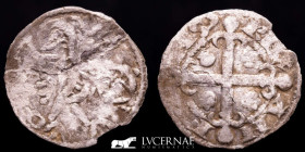 Spain Alfonso IX (1180-1230) Billon Dinero 0.63 g., 17 mm. No mint 1180-1230 Good very fine (MBC)