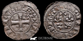 Philip IV le Bel Billon Double Tournois 1.30 g. 20 mm Tours 1285-1314 Good Very fine