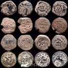 Lot of eight coins - Æ Bronze *Resellos* - g. - mm. Varius Varius Good very fine (MBC+)