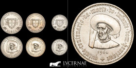 Portugal Silver  5 +10 +20 Escudos Portugal 1960 Uncirculated