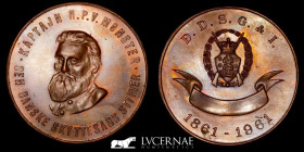 Denmark Bronce Medal 34.50 g. 45 mm. - 1961 Good Very Fine