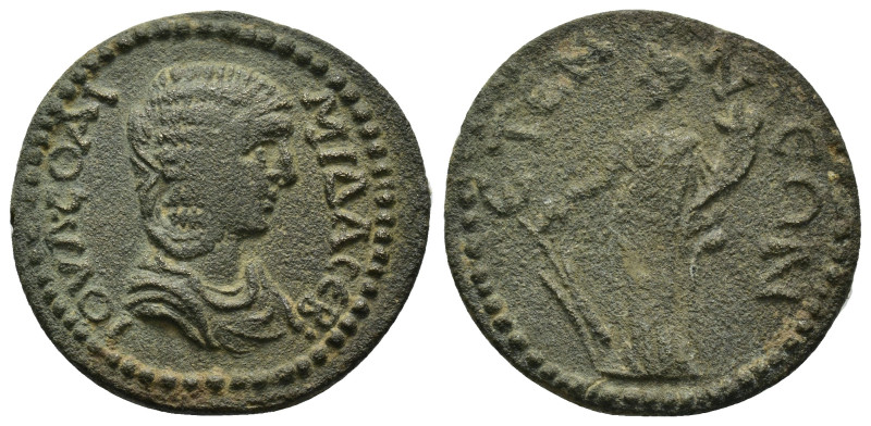 PISIDIA, Etenna. Julia Soemias. Augusta, A.D. 218-222. Æ (26mm, 9.8 g) ΙΟΥΛ ϹΟΑΙ...