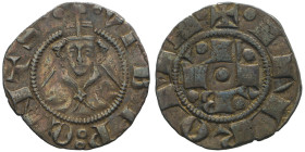 Urbano V 1362-1370
Bolognino Romano, Roma, AG 1.20 g.
Ref : MIR 213/1, Munt 3, Ber 198 
Conservation : TTB